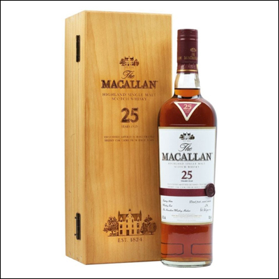 The Macallan 25 Años Sherry Oak - La Bodega Roja. Bebidas Premium