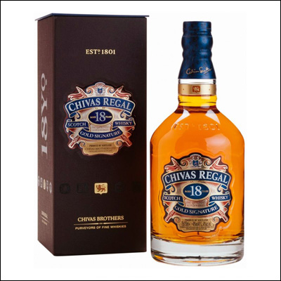 Whisky Chivas Regal 18 Años. La Bodega Roja Bebidas Premium