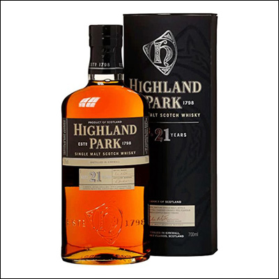 Whisky Highland Park 21 Años - La Bodega Roja. Bebidas Premium