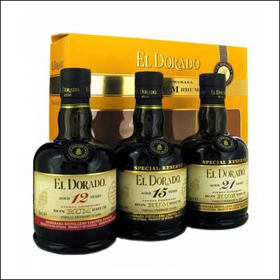 Ron El Dorado 12/15/21 Años - La Bodega Roja. Bebidas Premium.